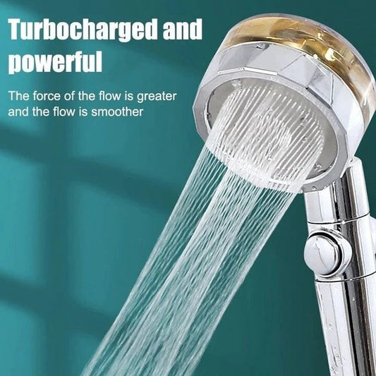 360Â° Rotating High-Pressure Showerhead - With Filter