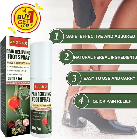 Sooth-Xâ„¢  Foot & Joint Pain Relieving Spray |ðŸ”¥BUY 1 GET 1 FREEðŸ”¥