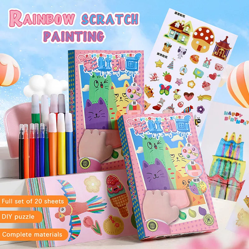 Rainbow Dot Painting Art Kit |ðŸ”¥FLAT 50% SAVINGðŸ”¥