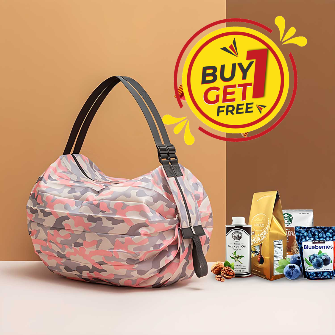 Foldable Shopping Bag - Super Lightweight |ðŸ”¥FLAT 50% SAVINGðŸ”¥